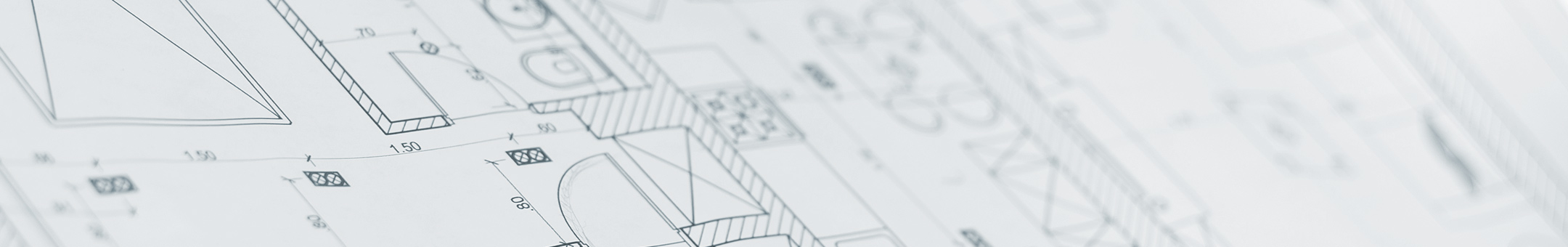 Architect Engineer Design Working on Blueprint Planning Concept.